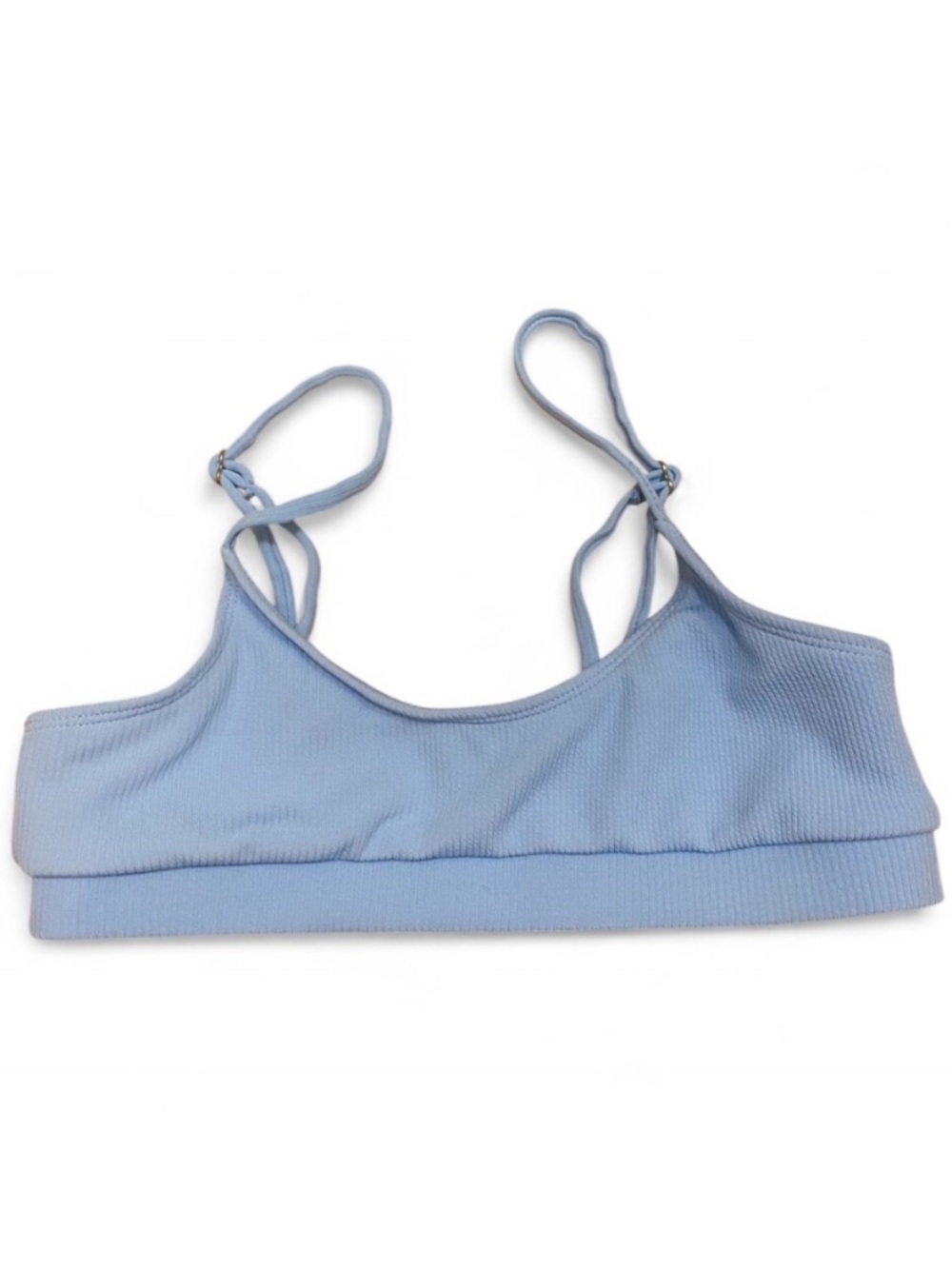 🛍️3/$20🛍️ Light Blue Ribbed Bralette Top